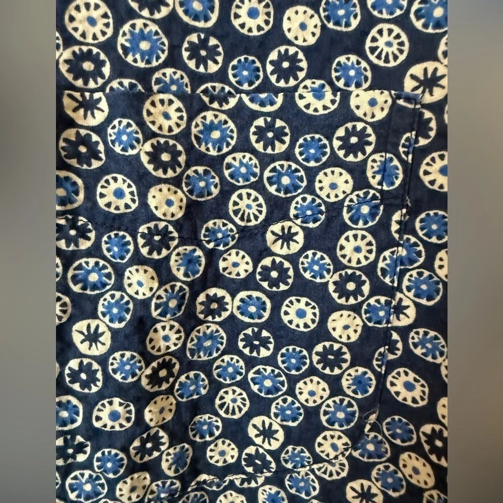 J.Crew Floral Blue Men's Classic Fit Shirt